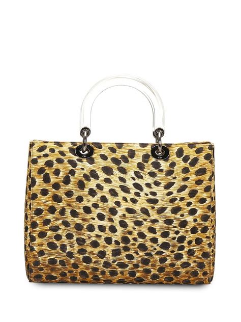 cheetah print christian dior bag|Designer Tote Bags for Women .